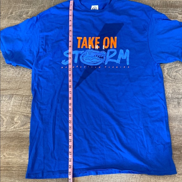 Delta Florida Gators NCAA Vibrant Blue & Orange Short Sleeve Tee Graphic XL - Picture 5 of 6